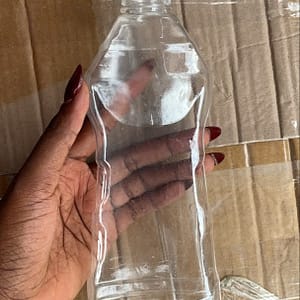 Home 500ML Transparent Bottle with Flip Cover