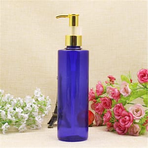 100ml blue bottles with pump