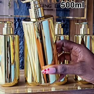 500ml lux goldy pump bottle