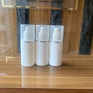 Home hdpe pump bottle with silver lining
