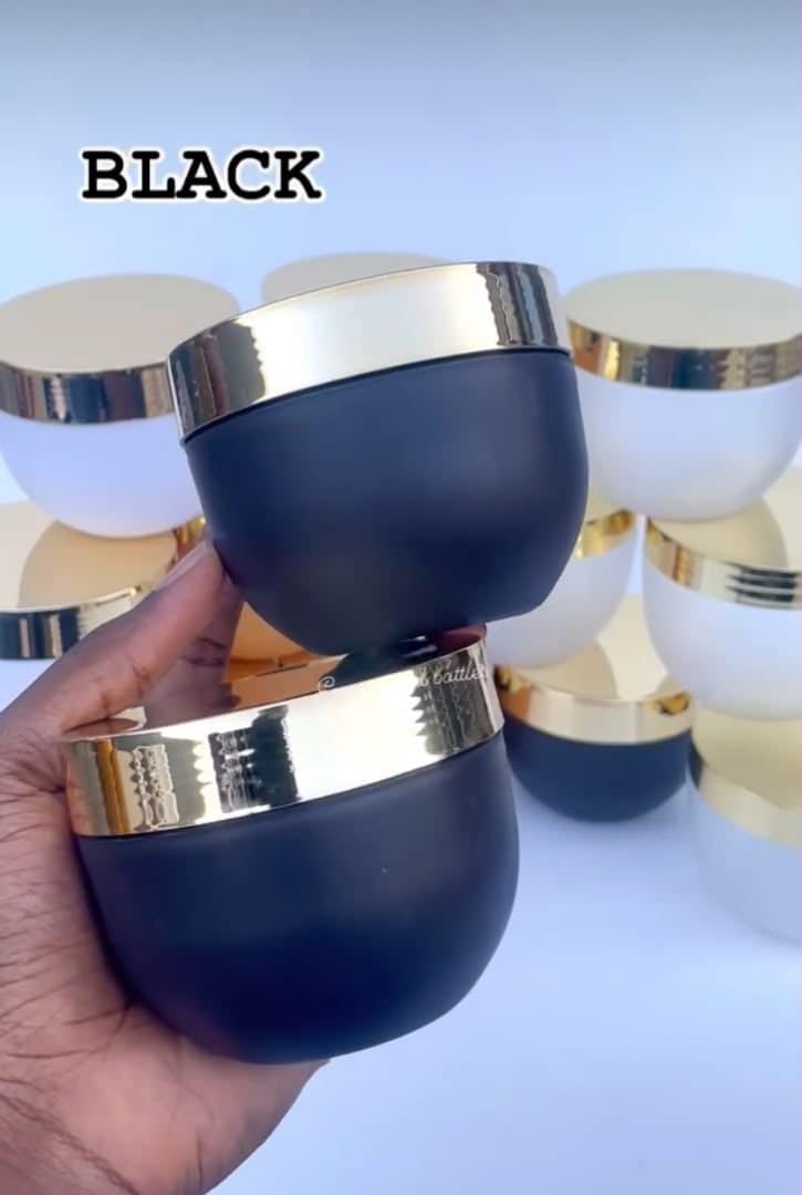 luxury pet jar with gold lids luxury pet jar with gold lids