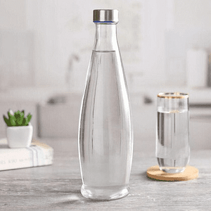 1 litre glass storage bottle with screw cap