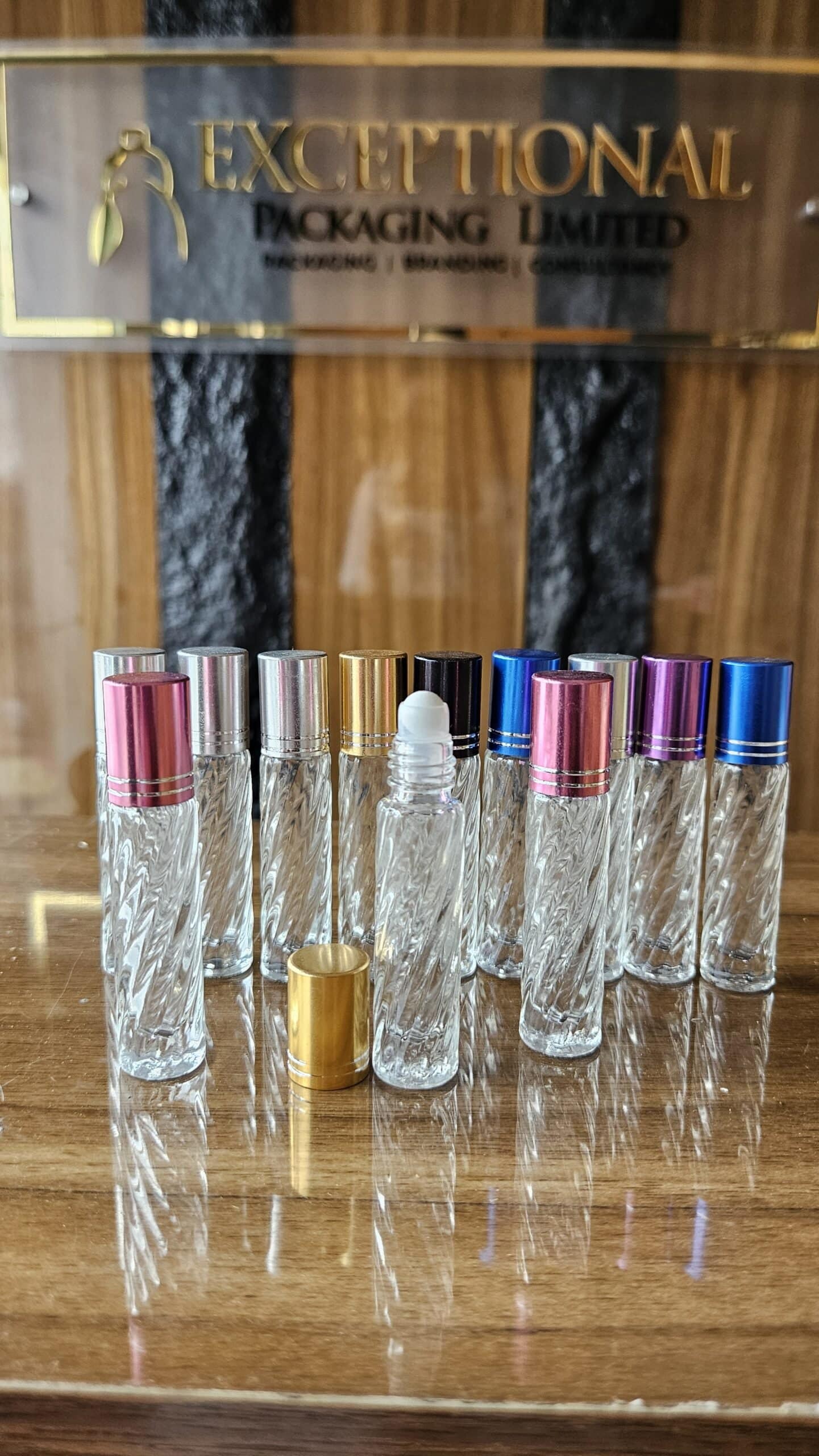 6ml ribbed roller bottles 6ml ribbed roller bottles