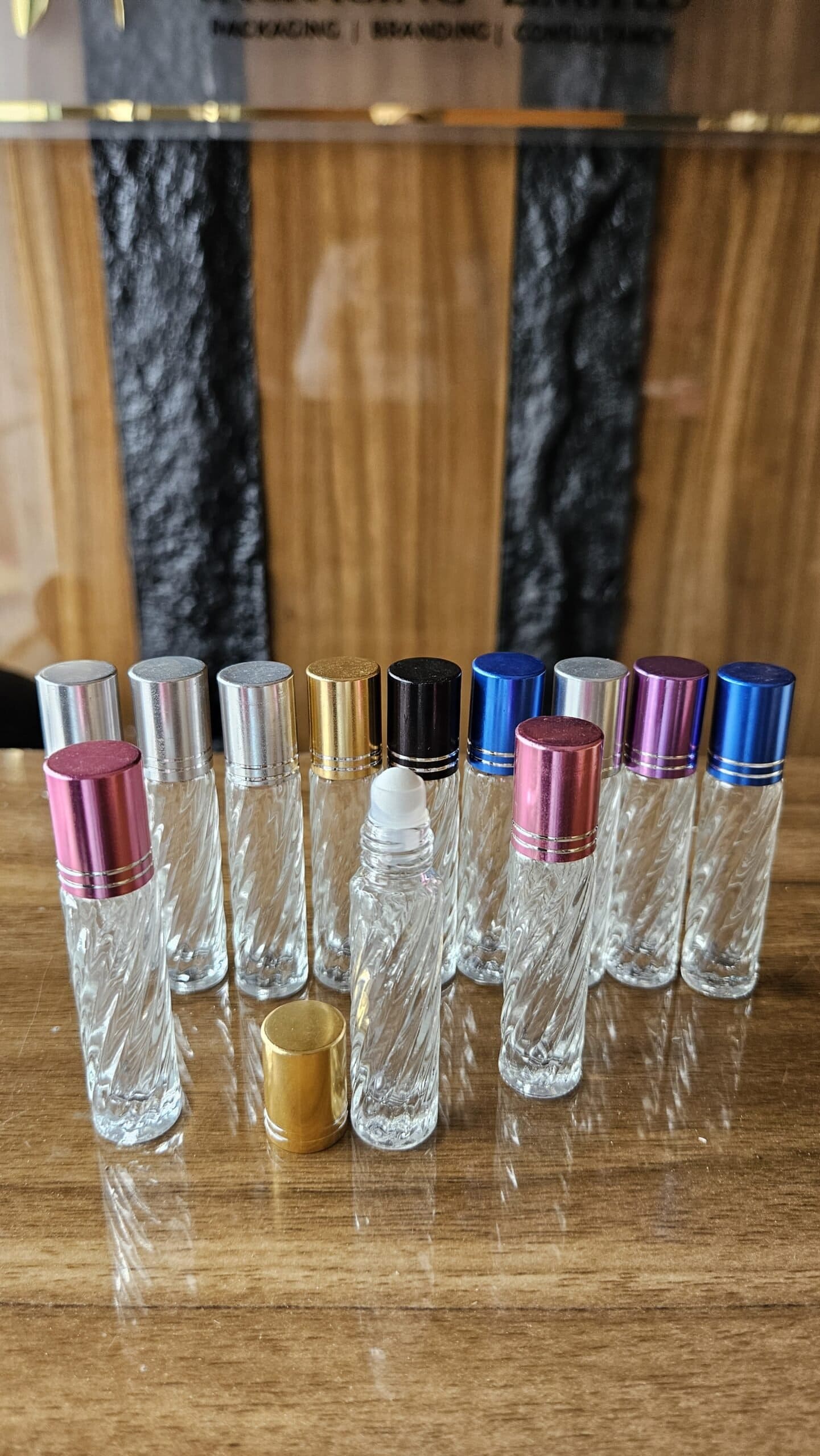 6ml ribbed roller bottles 6ml ribbed roller bottles