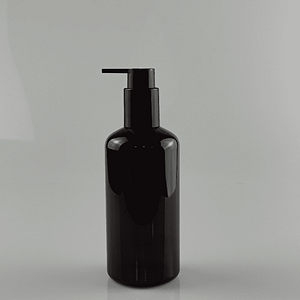 white plastic bottle with coporate pump copy