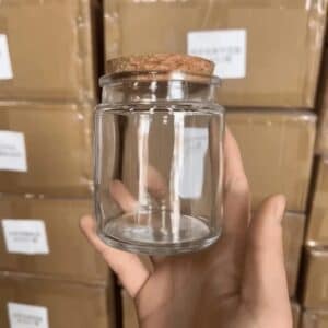 thick cork glass jars