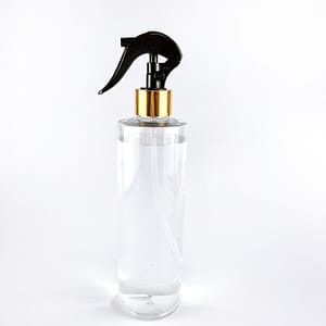 flat shoulder gold trigger spray