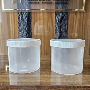 250ml white transparent bolly jar