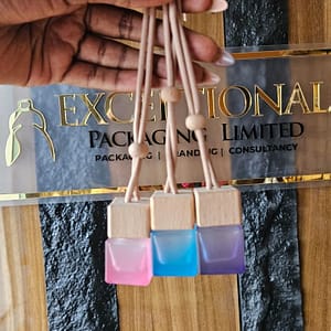 10ml colored square car diffuser bottle