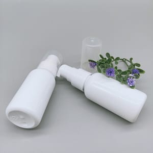 white boston bottle with pump