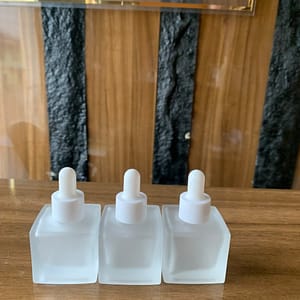 Home 30ml frosted square dropper bottle