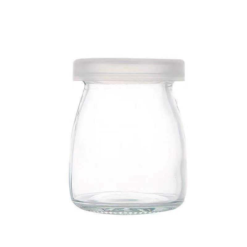 200ml pudding bottle glass jars with plastic lid 200ml pudding bottle glass jars with plastic lid