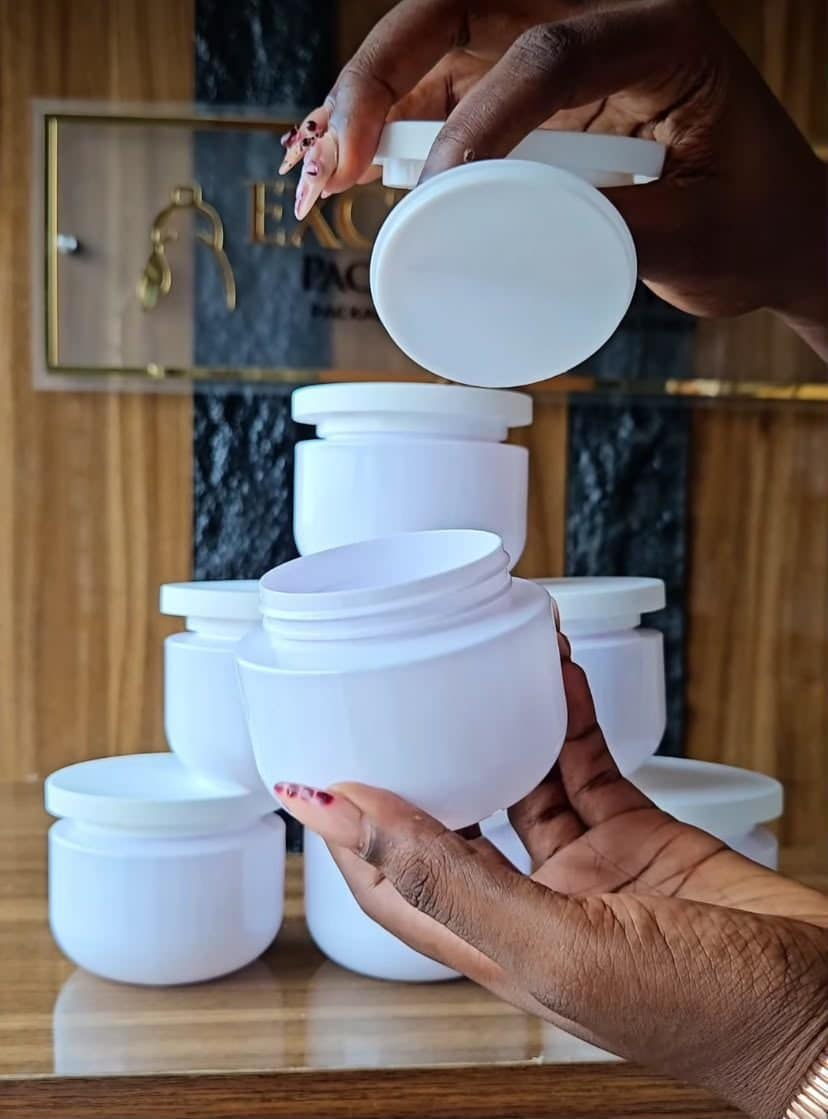 250ml white u jar 250ml white u jar